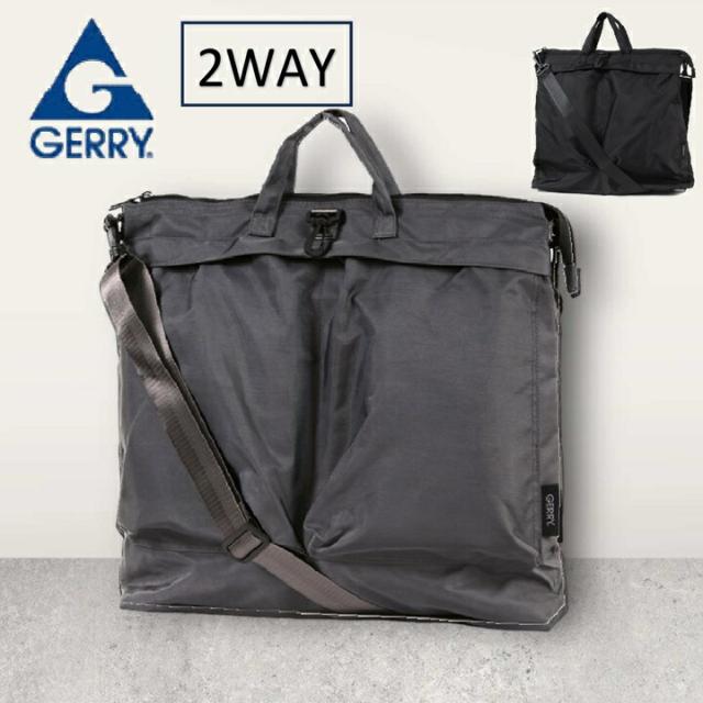 【GERRY】 ジェリー ヘルメットバック ショルダーバッグ 2WAY 肩掛け 軽量 B4サイズ 大容量 19L ユニセックス カラー ブラック ジェリーショルダーバッグ ジェリーヘルメットバッグの通販は 5,711円