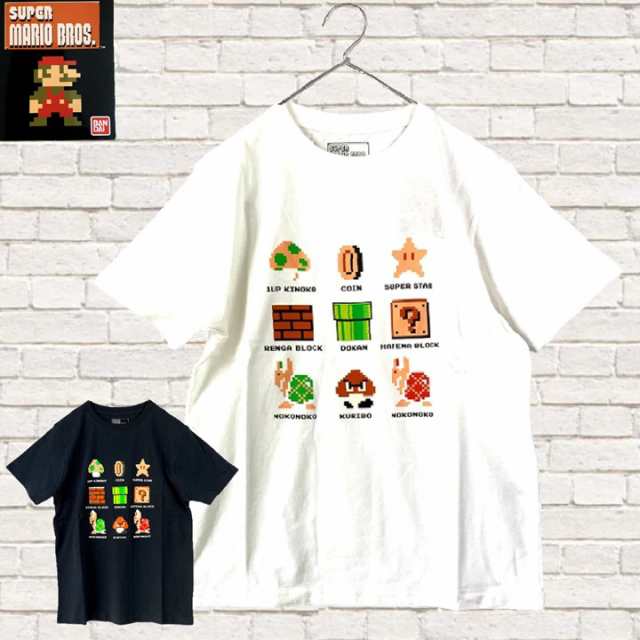 SUPER MARIO BROS】 スーパーマリオ ブラザーズ Tシャツ