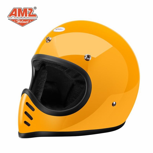 AMZ MTX フルフェイスヘルメット ビンテージヘルメット バイク 頑丈帽体 ガラス繊維 オートバイヘルメット族ヘル レディース メンズ  M-XXの通販はau PAY マーケット - まるあき-Sports | au PAY マーケット－通販サイト