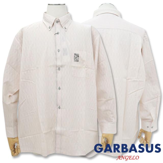 アンジェロガルバス 長袖ボタンダウンシャツ  83-1039-11-07 LL ANGELO GARBASUS ベージュ アウトレットの通販は