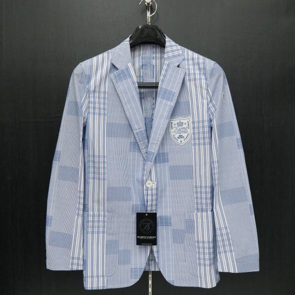 バーニヴァーノ カジュアルジャケット Mサイズ BSS-HBR2872-65 BARNI VARNO 春物の通販は