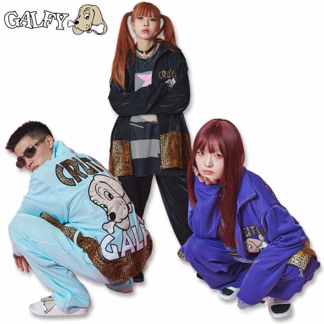 ガルフィー GALFY いにしえ SET UP 春の陣 セットアップ 141006 ブラック ブルー 水色 パープル L XL ヤンキー