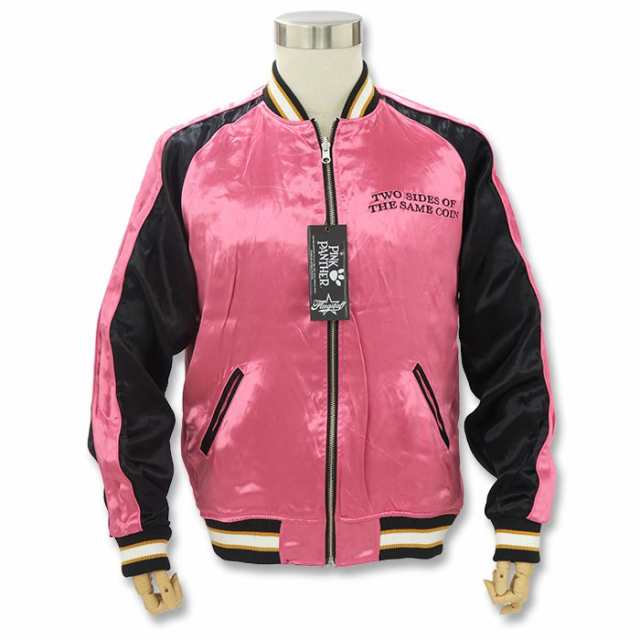 PINK PANTHER COLLABORATION Flag Staff  リバーシブルスカジャン　フラッグスタッフ×ピンクパンサー