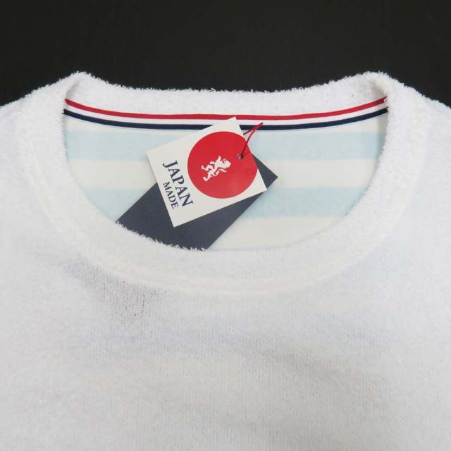 ラウラフェリーチェ パイル半袖Tシャツ上下セット 白 138-5504-11 スエット スゥエットの通販は