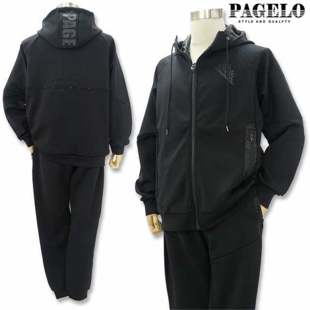 ANGELO PAGELO パジェロ 上下セット メンズ 春夏 ジップアップ