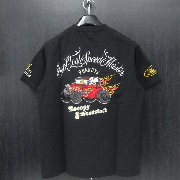 フラッグスタッフ スヌーピー刺繍半袖Tシャツ M/L/XL/XXLサイズ 黒 492121-20 FLAGSTAFF SNOOPY 犬 DOG わんわん洋品店の通販は