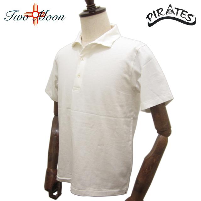 TWO MOON トゥー・ムーン lot 20187 (オフホワイト) ショートスリーブ ポロカラー Tシャツの通販は 8,580円