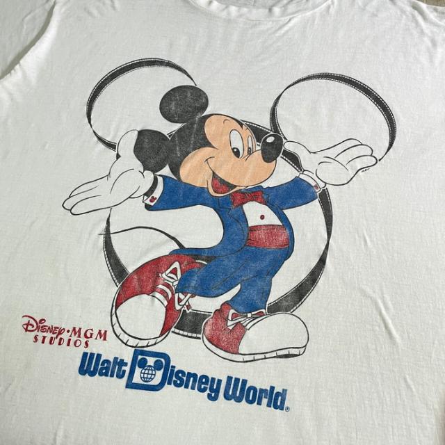 スーパービッグサイズ 80年代 DISNEY MGM STUDIO ミッキーマウス T 