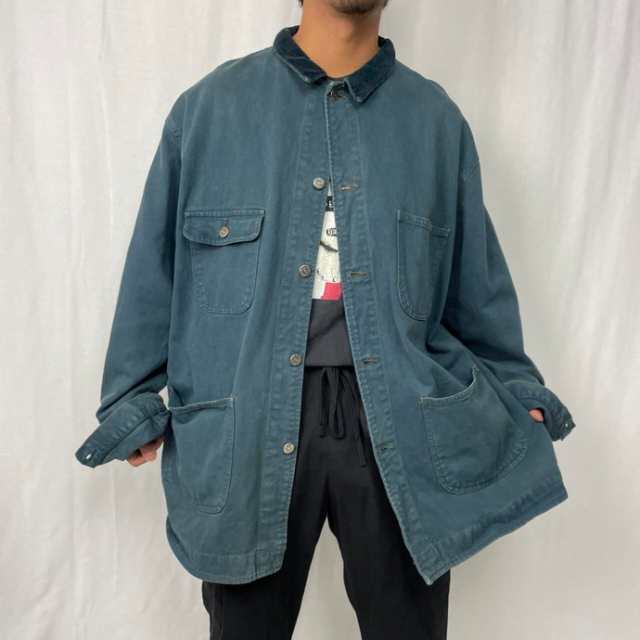 90年代 ARIZONA JEAN CO. カラーデニム カバーオール メンズ2XL相当