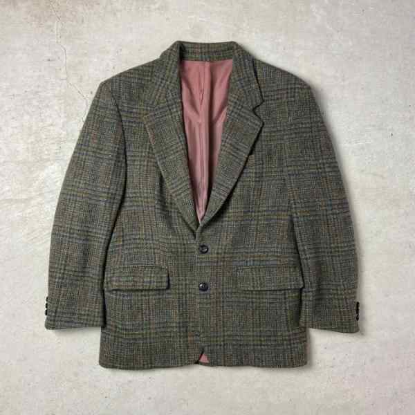 90年代 HARRIS TWEED ハリスツイード ウールテーラードジャケット