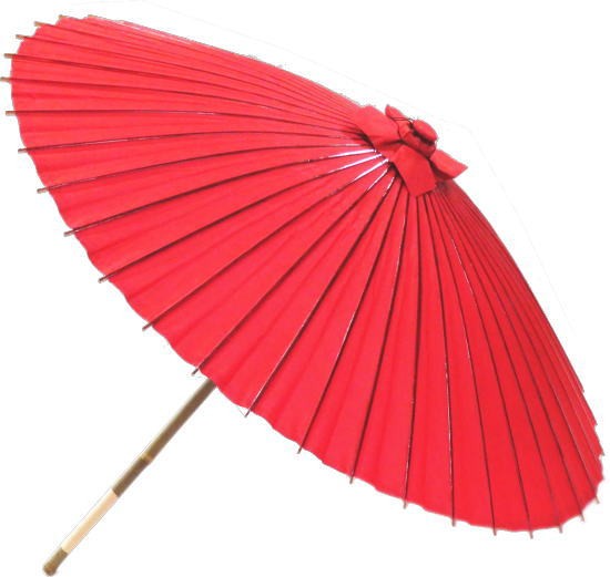 番傘ｍ　赤　１本通　文化祭・大道芸・コスプレの小道具としても最適！【舞台・ステージ　舞傘・撮影・小道具】舞踊傘・舞踊小道具　和傘の通販は