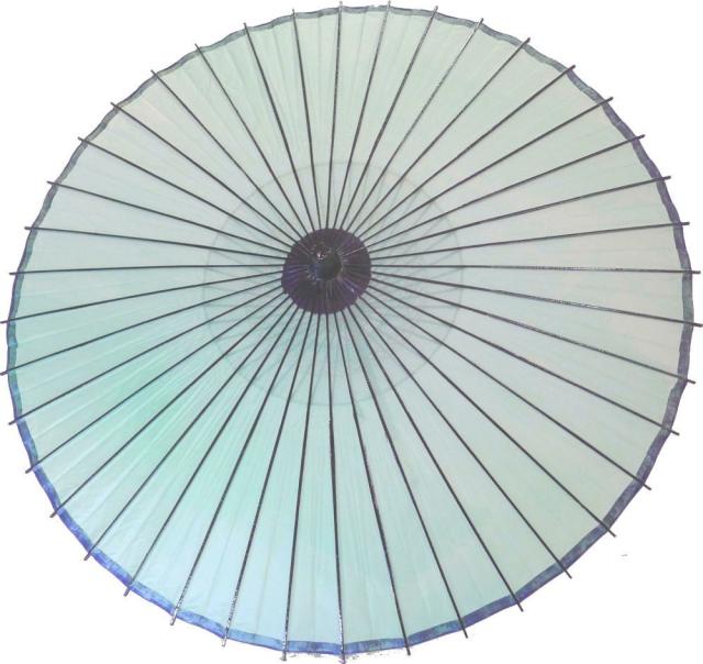 絹傘18 若草 国産 2本継 装飾・文化祭・大道芸・コスプレ【舞台・舞傘