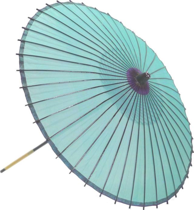 絹傘15　草　国産　２本継　装飾・文化祭・大道芸・コスプレ【舞台・舞傘・撮影・小道具】日本製　２本柄　和傘
