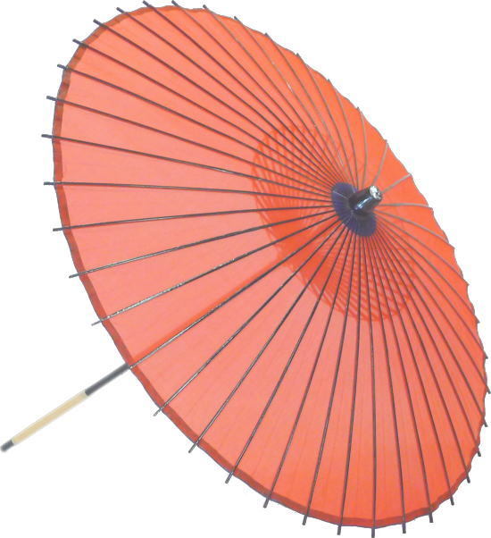 わけあり　絹傘12　赤　国産　２本継　装飾・文化祭・大道芸・コスプレ【舞台・舞傘・撮影・小道具】日本製　２本柄　和傘の通販は