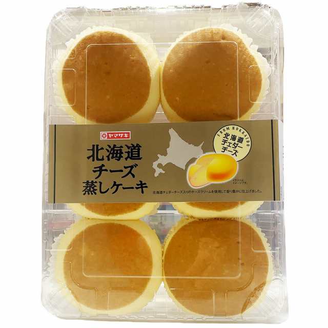 山崎製パン 北海道チーズ蒸しケーキ 6個入り 蒸しパン 菓子パン