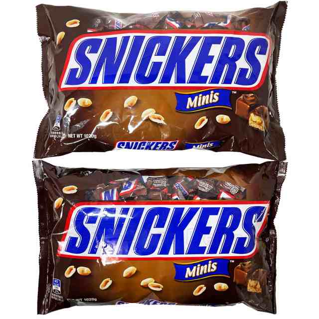 マース スニッカーズ SNICKERS ミニチュア 1020g×2袋 義理チョコ