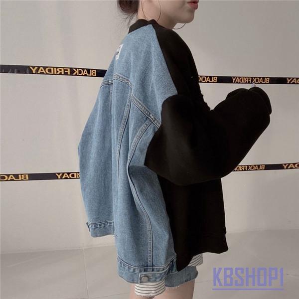 トップス ブルゾン レディース デニム 異素材 切り替え 長袖 アウター 人気ジャケット ショート丈 ストレスフリーな着心地 着回しを楽しめる一枚の通販は トップス ブルゾン レディース デニム 異素材 切り替え 長袖 アウター 人気ジャケット ショート丈 ストレスフリーな着心地 着回しを楽しめる一枚の通販は