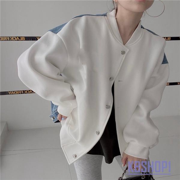 トップス ブルゾン レディース デニム 異素材 切り替え 長袖 アウター 人気ジャケット ショート丈 ストレスフリーな着心地 着回しを楽しめる一枚の通販は トップス ブルゾン レディース デニム 異素材 切り替え 長袖 アウター 人気ジャケット ショート丈 ストレスフリーな着心地 着回しを楽しめる一枚の通販は