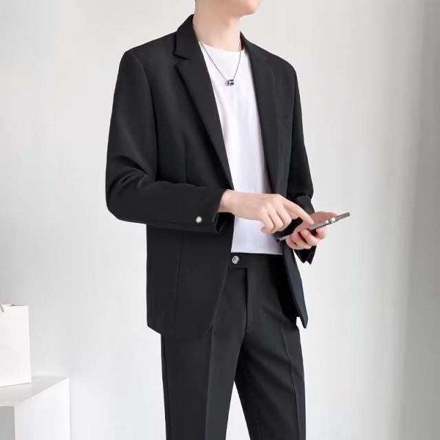 【~5/6まで P10倍+限定クーポン】 セットアップ スーツ メンズ ストレッチ テーラード ジャケット おしゃれ ビジネス スリム 春 秋冬 2つボタンスーツ スリム 結婚式 卒業式 10倍ポイント 送料無料_13