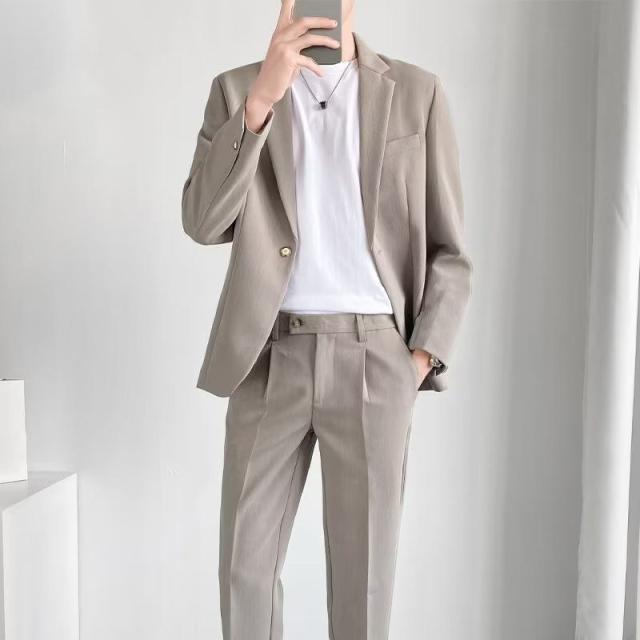 【水曜日まで！10％クーポン配布中】 セットアップ スーツ メンズ ストレッチ テーラード ジャケット おしゃれ ビジネス スリム 春 秋冬 2つボタンスーツ スリム 結婚式 卒業式 10倍ポイント 送料無料 水曜日まで！10％クーポン配布中】 セットアップ スーツ メンズ