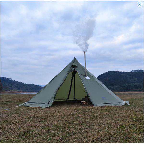 ⭐ワンポールテント キャンプテント テント 4人用 換気窓あり