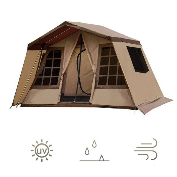 Mountainhiker アウトドア キャンプ テント ロッジ型テント ロッジタイプ ロッジシェルター 屋型テント キャンプテント 4シーズン ハウス テントの通販はau PAY マーケット - BESTONE | au PAY マーケット－通販サイト