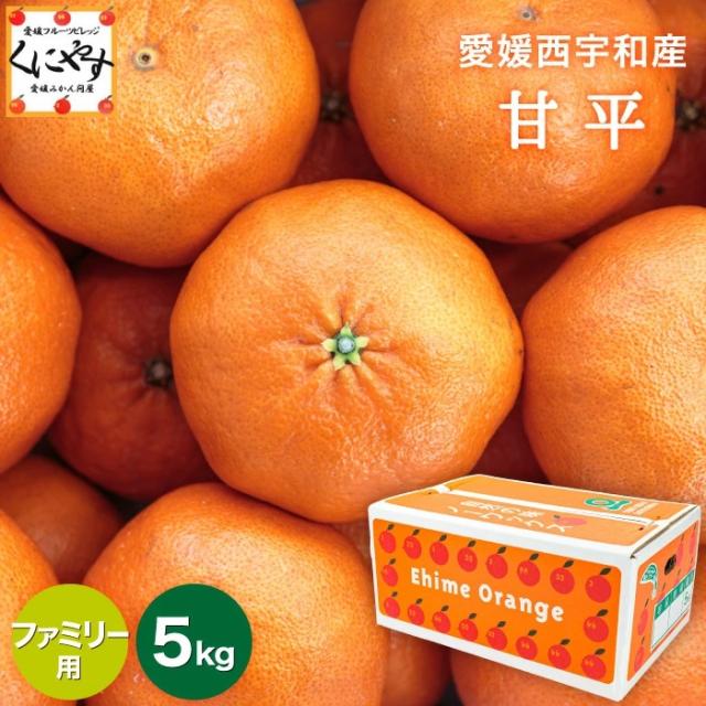 「ファミリー甘平5」★愛媛が誇る 高級みかん 希少品種★【送料無料】【ギフト】【産地直送】愛媛産 甘平 かんぺい ファミリー用 5kg 甘平みかん 西宇和みかん オレンジ