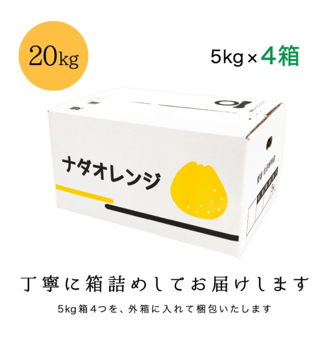 ★限定農家さん 大岩さん のこだわり最上級品★【送料無料】【産地直送】愛媛佐田岬産 ナダオレンジ 訳あり 20kg (5kg×4箱) 「訳あり最上ナダオレ5×4」 河内晩柑 和製グレープフルーツ 美生柑 愛南ゴールド_4