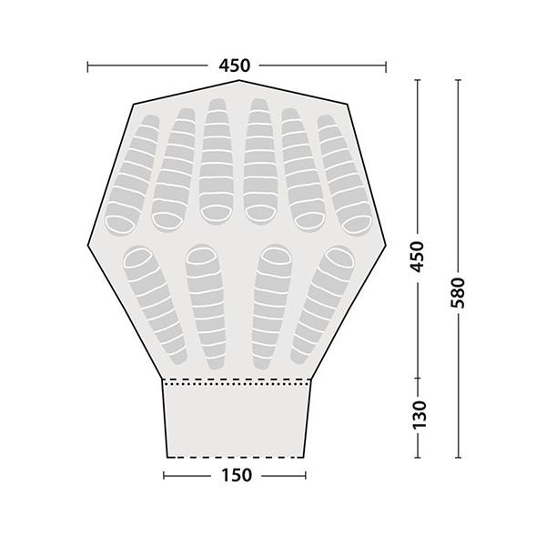 ローベンス テント カイオワ ROBENS Kiowa 10人用 テント 130188