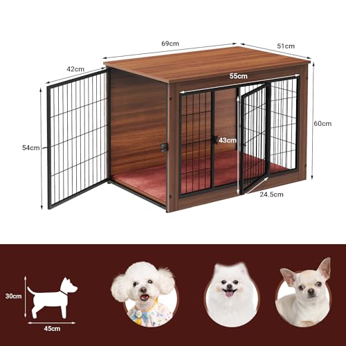 犬 ケージ ペットケージ 木製 ペットサークル 小中型犬用 サークル 室内 犬 ゲージ ウッディサークル  トレー無し インテリア 犬 ケージ ペットケージ 木製 ペットサークル 大中型犬用