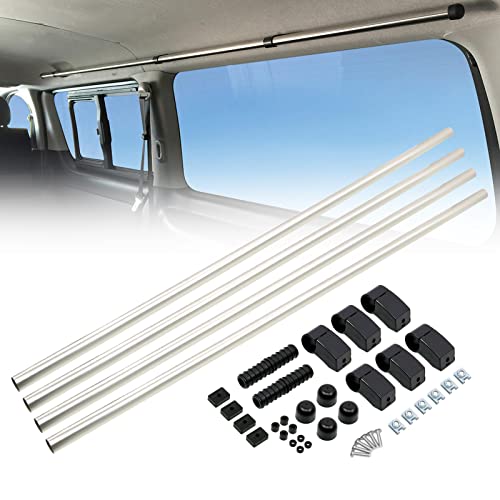 互換  キャリアバー サイドバー クロスライド ?左右セット 車内収納 適合車種200系ハイエースI型~IV型バン S-GL標準/ワイド/ NVの通販は 7,578円