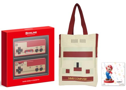 任天堂純正 ファミリーコンピュータ コントローラー +ファミリーコンピュータトートバッグ セット