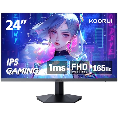 KOORUI ゲーミングモニター 24 インチ IPSパネル 165Hz 1ms KOORUI ゲーミングモニター 24 インチ IPSパネル 165Hz 1ms
