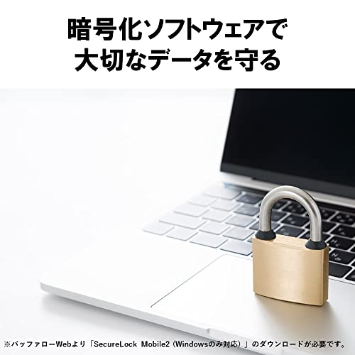 限定バッファロー SSD 外付け 2TB USB3.2 Gen2 Type‐C 最大読出速度