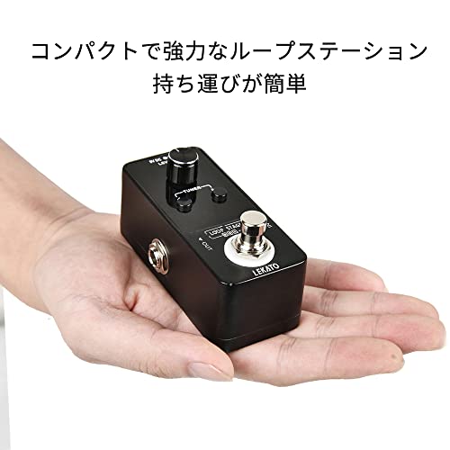 ルーパー エフェクター チューナー機能が付き 9ループ ベース マルチエフェクター loop 40分無制限のオーバーダブ ペダルループステーショ_5