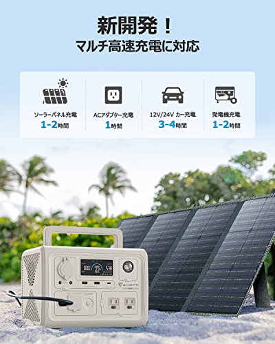 BLUETTI EB3A ポータブル電源 268Wh/600W APP遠隔操作 UPS機能付き 電力リフト機能付 エコモード機能搭載 リン酸鉄リ_2