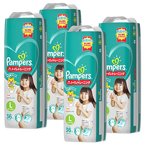 パンツ Lサイズパンパース オムツ 卒業パンツ 9~14kg 144枚36枚×4パック ケース品