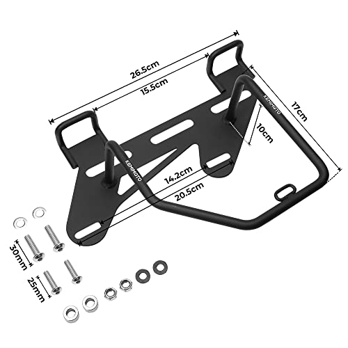 kemimoto 新型 サイドバッグサポート レブル 250 500 1100共通 サドルバッグサポート バイク用 サイドバックサポート Reb