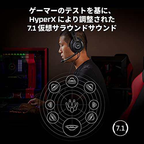 HyperX Cloud Revolver 7.1 有線 ゲーミングヘッドセット 7.1ch PS4