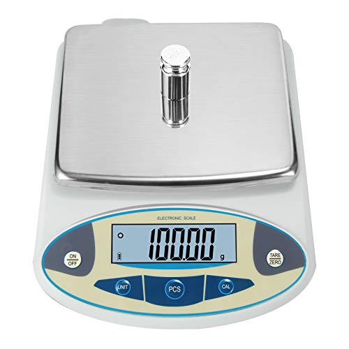 Bonvoisin 精密電子はかり 3000gx0.01g デジタルはかり 10mg 高精度電子天びん 計量器 分析電子天秤 皿寸法：180*1_1