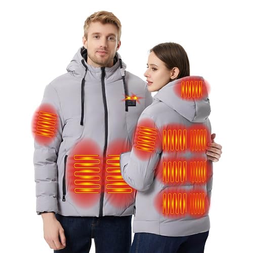 foxseon 電熱服 電熱ジャケット 冬服 メンズ 11箇所発熱 3段階温度調整 前後独立設定USB加熱 ヒーター防寒服 ジャケット メンズの通販は 10,478円