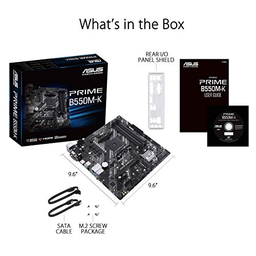 ASUS AMD B550 搭載 AM4 対応 マザーボード PRIME B550M-K MicroATXの
