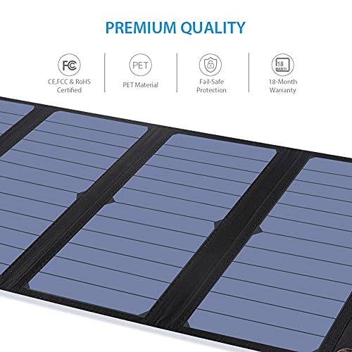 BigBlue 28W ソーラーチャージャー3 USBポート5V/4.8A SunPower
