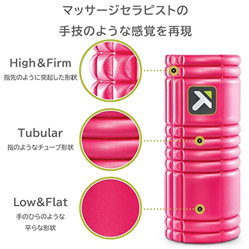 日本 トリガーポイントTRIGGERPOINT グリッド フォームローラー ピンク 筋膜リリース マッサージ 04404