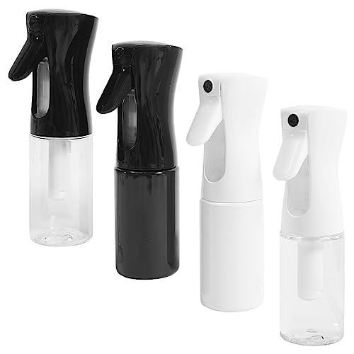 4個セット スプレーボトル 連続ミスト 200ml 超微粒子0.3mm 極細ミスト 