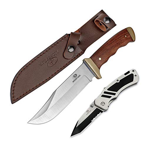 MOSSY OAK アウトドアナイフ 寝苦しい シースナイフ 全長275mm