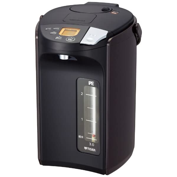 タイガー魔法瓶TIGER 電気ポット 蒸気レス VE 電気 まほうびん とく子さん 3.0L ブラウン PIS-A301-Tの通販は 14,599円