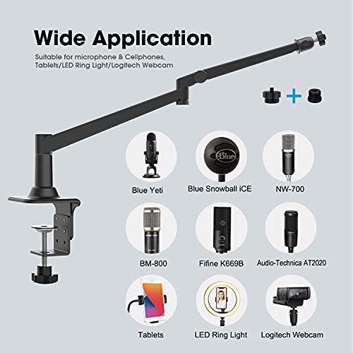 Smatree 金属製Razer Seiren V2 Pro/V2Xマイク アーム MPM-4000Uマイクロホン、MAM-1000U/2000_3