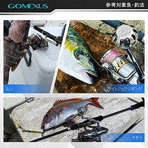 ゴメクサス ハンドル アルミノブシマノ用 シングルハンドル スピニング