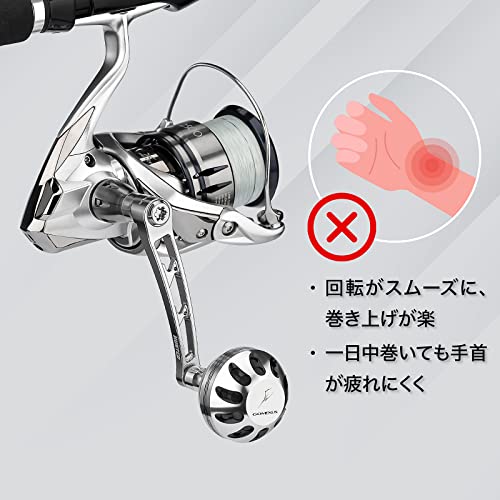 ゴメクサス ハンドル アルミノブシマノ用 シングルハンドル スピニング